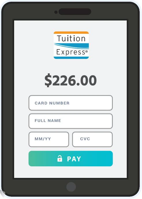 screenshot of Tuition Express
